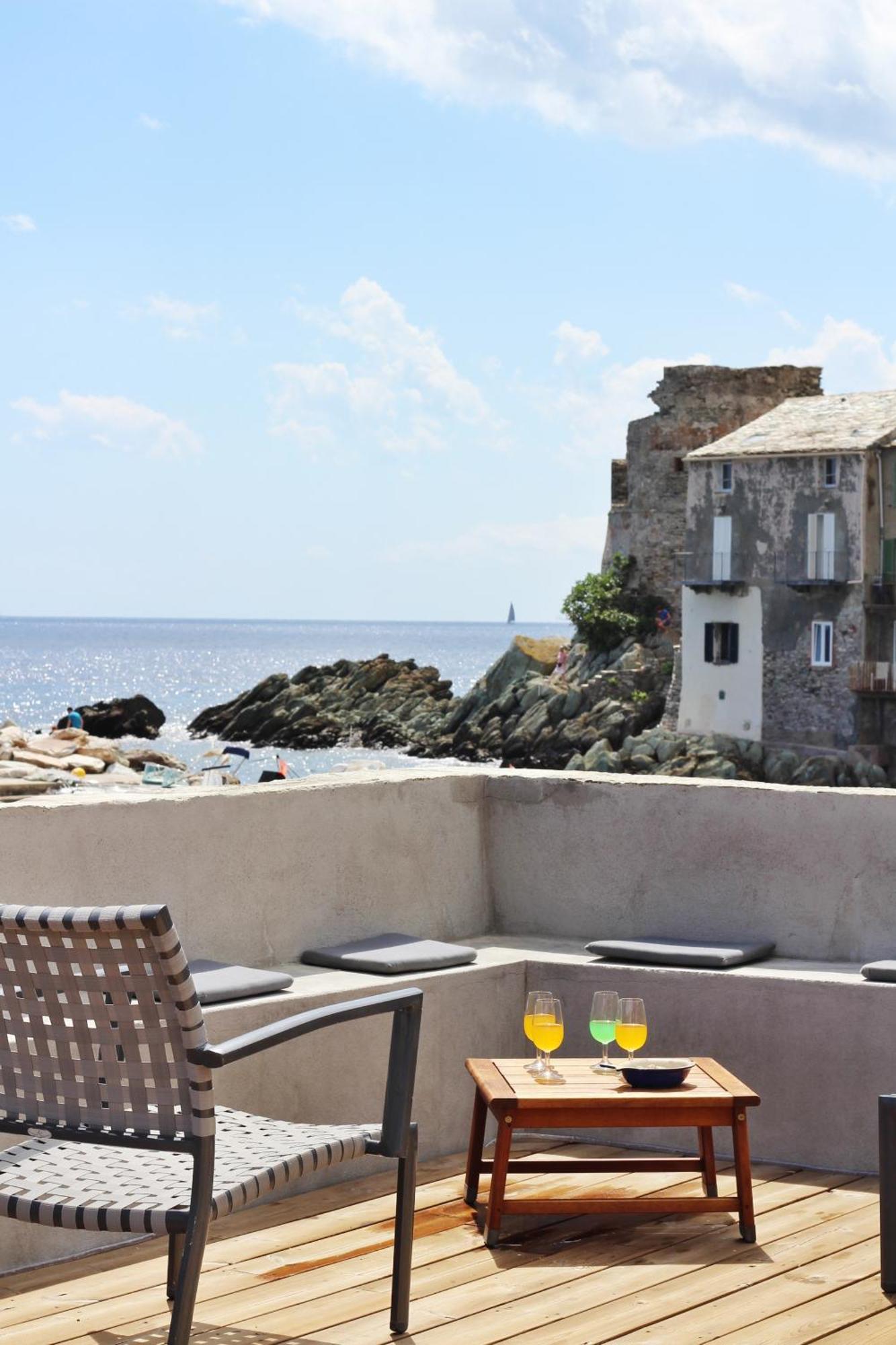 Maison de 3 chambres a Erbalunga a 10 m de la plage avec vue sur la mer jardin clos et wifi Extérieur photo